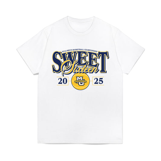 Marquette - NCAA Men's Basketball : Damarius Owens - NCAA® March Madness® 2025 Sweet Sixteen Shersey Premium T-Shirt-0