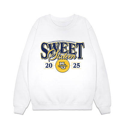 Marquette - NCAA Men's Basketball : Damarius Owens - NCAA® March Madness® 2025 Sweet Sixteen Shersey Premium Crewneck Sweatshirt-0
