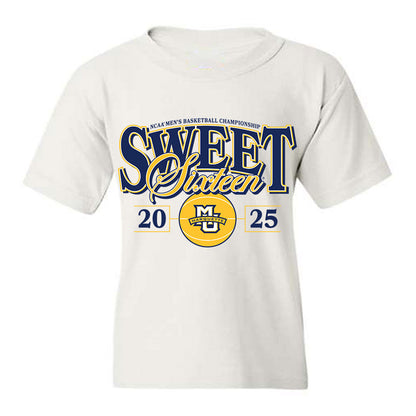 Marquette - NCAA Men's Basketball : Braeden Brenn - NCAA® March Madness® 2025 Sweet Sixteen Shersey Youth T-Shirt-0