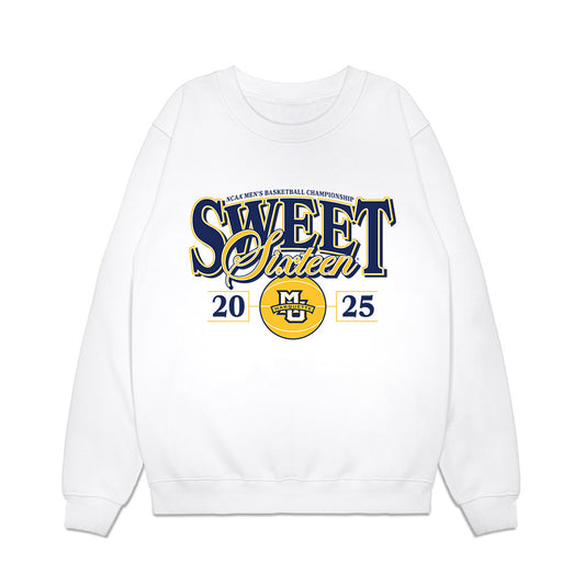 Marquette - NCAA Men's Basketball : Zaide Lowery - NCAA® March Madness® 2025 Sweet Sixteen Shersey Premium Crewneck Sweatshirt-0