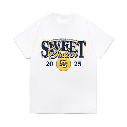 Marquette - NCAA Men's Basketball : Zaide Lowery - NCAA® March Madness® 2025 Sweet Sixteen Shersey Premium T-Shirt-0