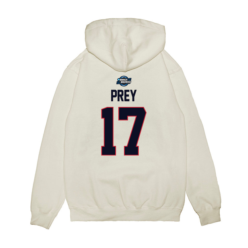 St. Johns - NCAA Men's Basketball : Ruben Prey - NCAA® March Madness® 2025 Sweet Sixteen Shersey Premium Hooded Sweatshirt-1