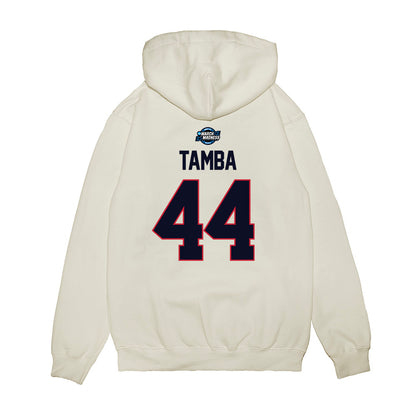 St. Johns - NCAA Men's Basketball : Handje Tamba - NCAA® March Madness® 2025 Sweet Sixteen Shersey Premium Hooded Sweatshirt-1