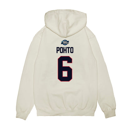 St. Johns - NCAA Men's Basketball : Casper Pohto - NCAA® March Madness® 2025 Sweet Sixteen Shersey Premium Hooded Sweatshirt-1