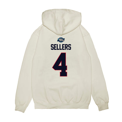 St. Johns - NCAA Men's Basketball : Oziyah Sellers - NCAA® March Madness® 2025 Sweet Sixteen Shersey Premium Hooded Sweatshirt-1