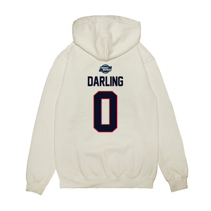 St. Johns - NCAA Men's Basketball : Dylan Darling - NCAA® March Madness® 2025 Sweet Sixteen Shersey Premium Hooded Sweatshirt-1