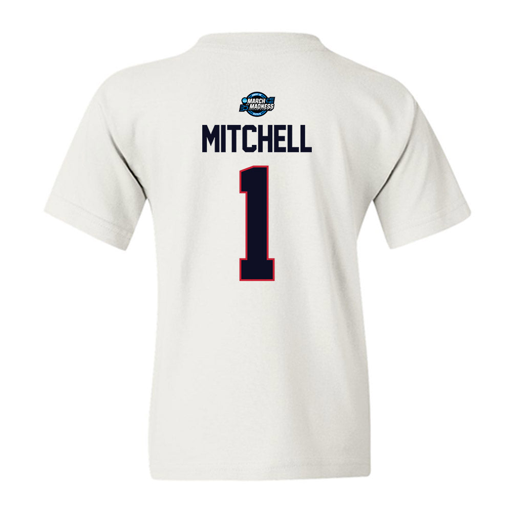 St. Johns - NCAA Men's Basketball : Dillon Mitchell - NCAA® March Madness® 2025 Sweet Sixteen Shersey Youth T-Shirt-1