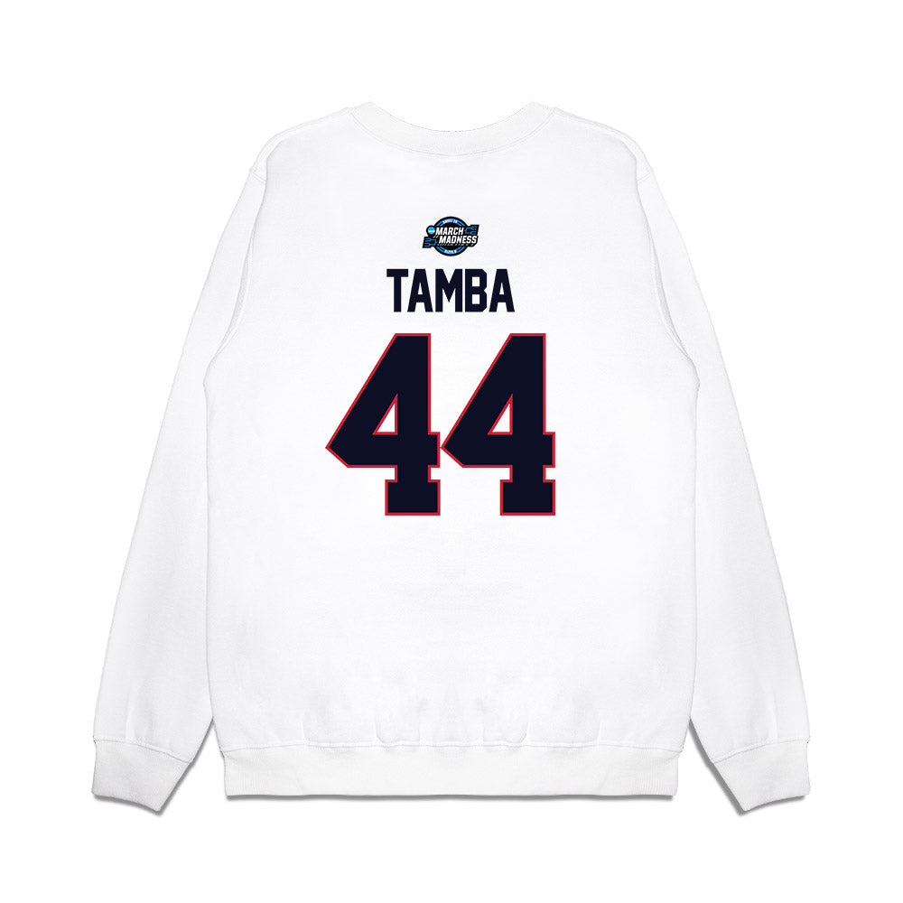 St. Johns - NCAA Men's Basketball : Handje Tamba - NCAA® March Madness® 2025 Sweet Sixteen Shersey Premium Crewneck Sweatshirt-1