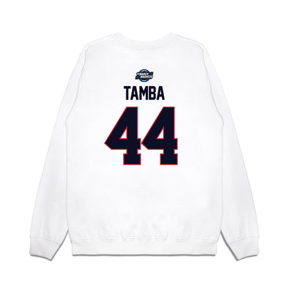 St. Johns - NCAA Men's Basketball : Handje Tamba - NCAA® March Madness® 2025 Sweet Sixteen Shersey Premium Crewneck Sweatshirt-1