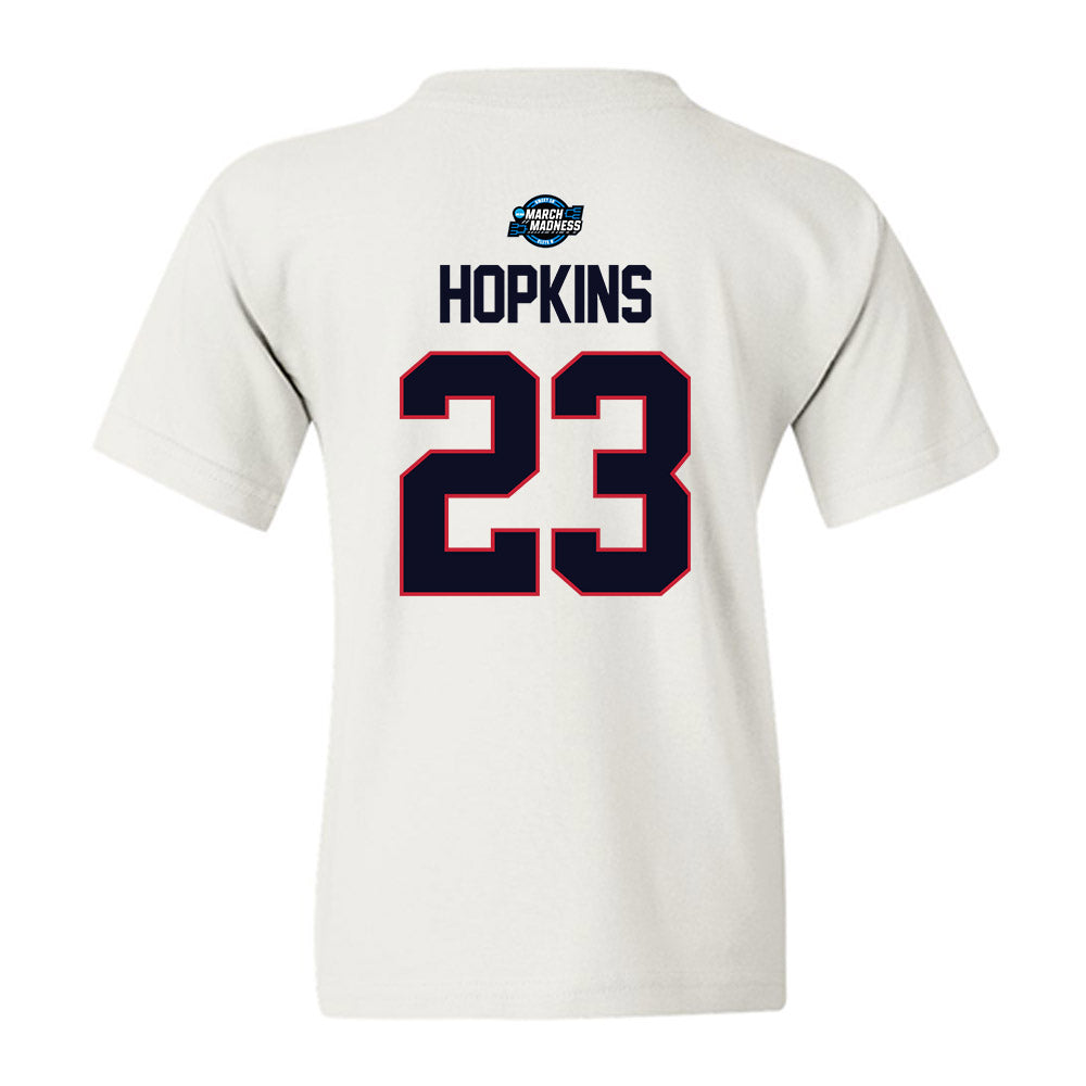 St. Johns - NCAA Men's Basketball : Bryce Hopkins - NCAA® March Madness® 2025 Sweet Sixteen Shersey Youth T-Shirt-1