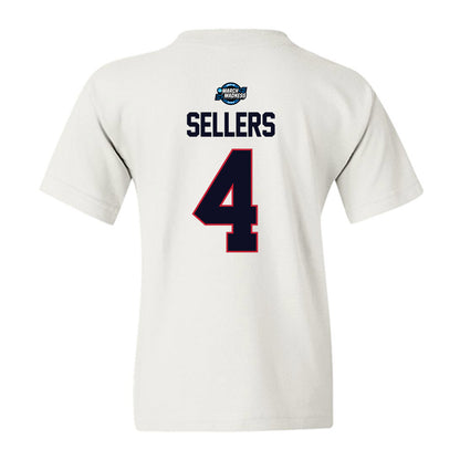 St. Johns - NCAA Men's Basketball : Oziyah Sellers - NCAA® March Madness® 2025 Sweet Sixteen Shersey Youth T-Shirt-1