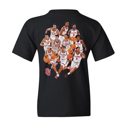 St. Johns - NCAA Men's Basketball : - NCAA® March Madness® 2025 Team Sweet Sixteen Collage Youth T-Shirt-1