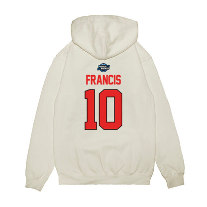 Texas Tech - NCAA Men's Basketball : Jack Francis - NCAA® March Madness® 2025 Sweet Sixteen Shersey Premium Hooded Sweatshirt-1