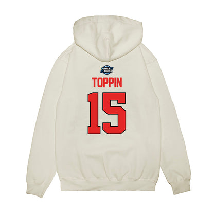 Texas Tech - NCAA Men's Basketball : JT Toppin - NCAA® March Madness® 2025 Sweet Sixteen Shersey Premium Hooded Sweatshirt-1