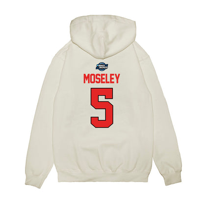 Texas Tech - NCAA Men's Basketball : Josiah Moseley - NCAA® March Madness® 2025 Sweet Sixteen Shersey Premium Hooded Sweatshirt-1
