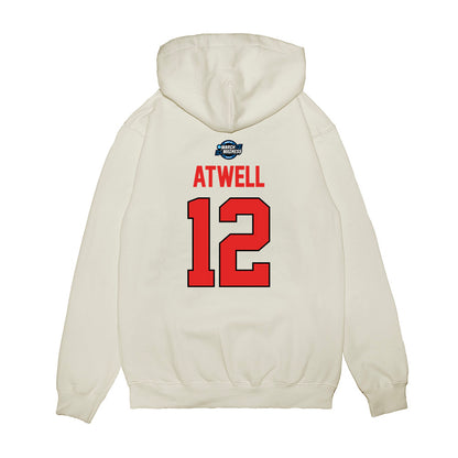 Texas Tech - NCAA Men's Basketball : Donovan Atwell - NCAA® March Madness® 2025 Sweet Sixteen Shersey Premium Hooded Sweatshirt-1