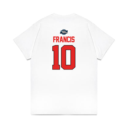 Texas Tech - NCAA Men's Basketball : Jack Francis - NCAA® March Madness® 2025 Sweet Sixteen Shersey Premium T-Shirt-1