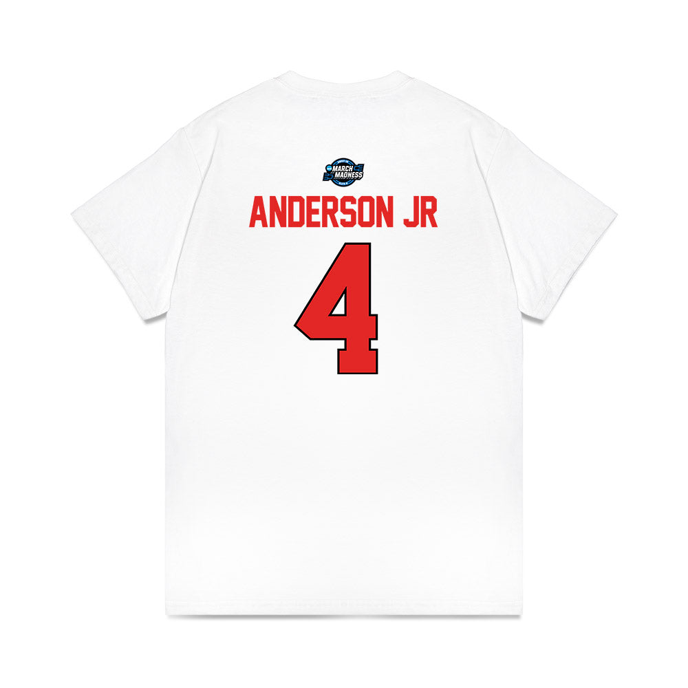 Texas Tech - NCAA Men's Basketball : Chris Anderson Jr - NCAA® March Madness® 2025 Sweet Sixteen Shersey Premium T-Shirt-1