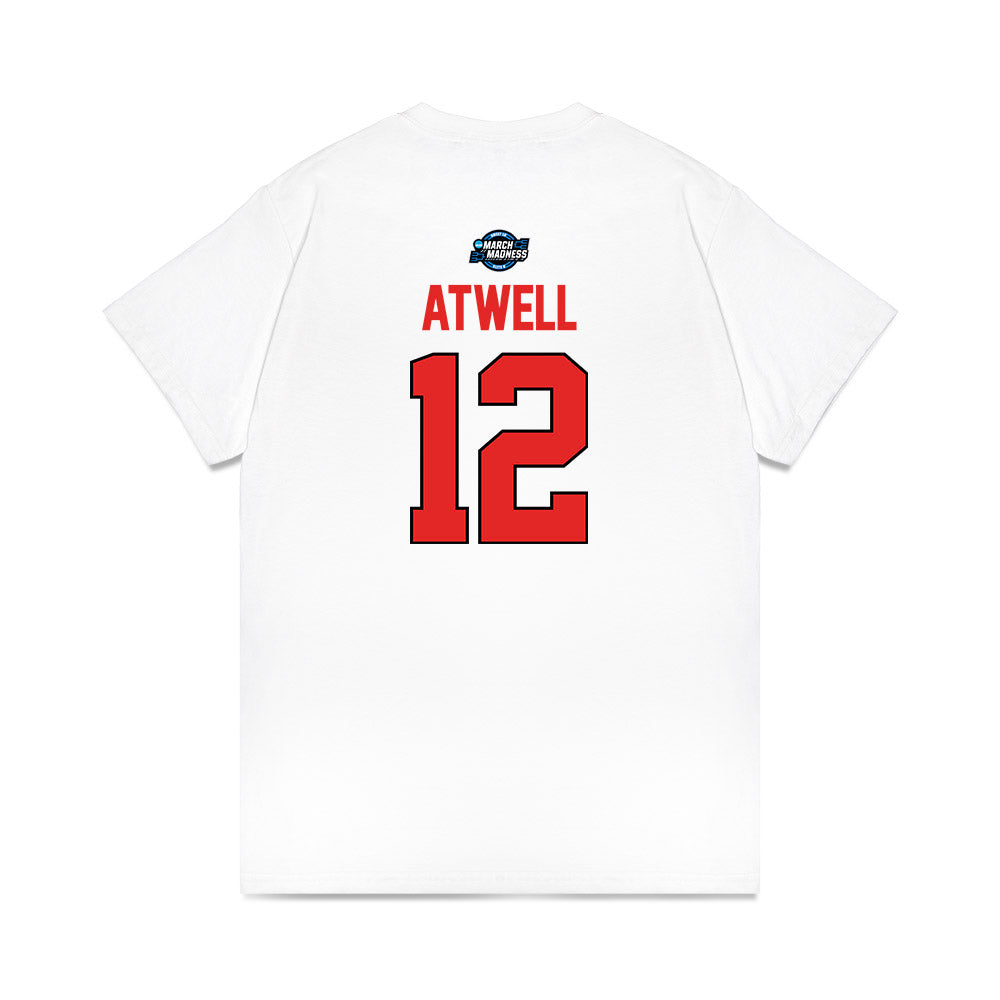 Texas Tech - NCAA Men's Basketball : Donovan Atwell - NCAA® March Madness® 2025 Sweet Sixteen Shersey Premium T-Shirt-1