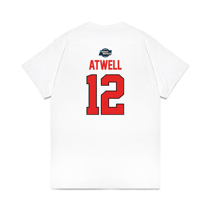 Texas Tech - NCAA Men's Basketball : Donovan Atwell - NCAA® March Madness® 2025 Sweet Sixteen Shersey Premium T-Shirt-1