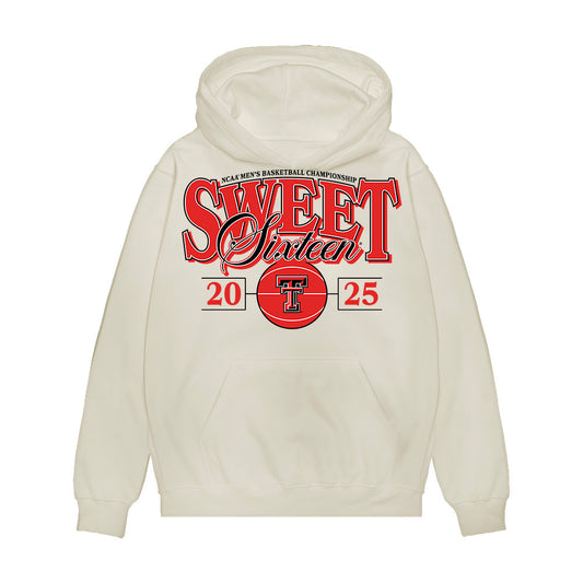 Texas Tech - NCAA Men's Basketball : Nolan Groves - NCAA® March Madness® 2025 Sweet Sixteen Shersey Premium Hooded Sweatshirt-0