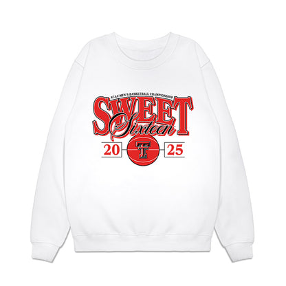 Texas Tech - NCAA Men's Basketball : Nolan Groves - NCAA® March Madness® 2025 Sweet Sixteen Shersey Premium Crewneck Sweatshirt-0