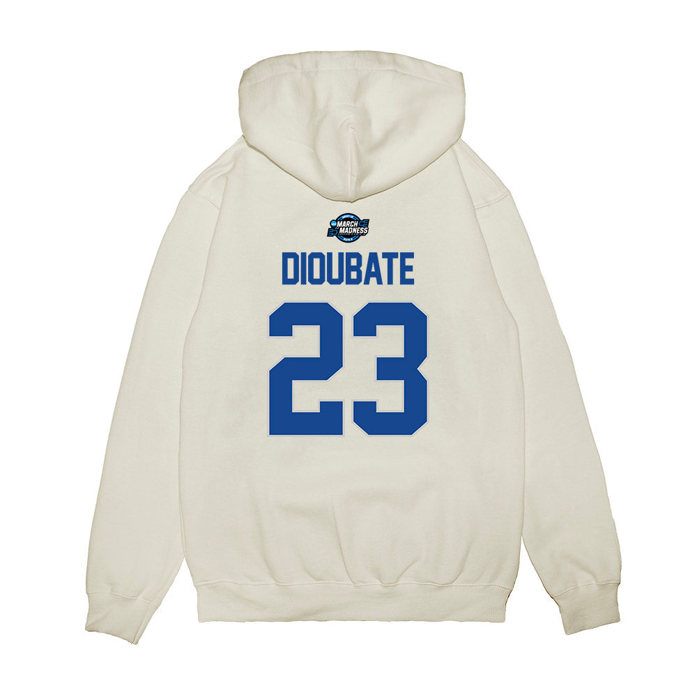 Kentucky - NCAA Men's Basketball : Mouhamed Dioubate - NCAA® March Madness® 2025 Sweet Sixteen Shersey Premium Hooded Sweatshirt-1