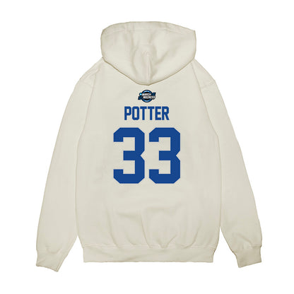 Kentucky - NCAA Men's Basketball : Reece Potter - NCAA® March Madness® 2025 Sweet Sixteen Shersey Premium Hooded Sweatshirt-1