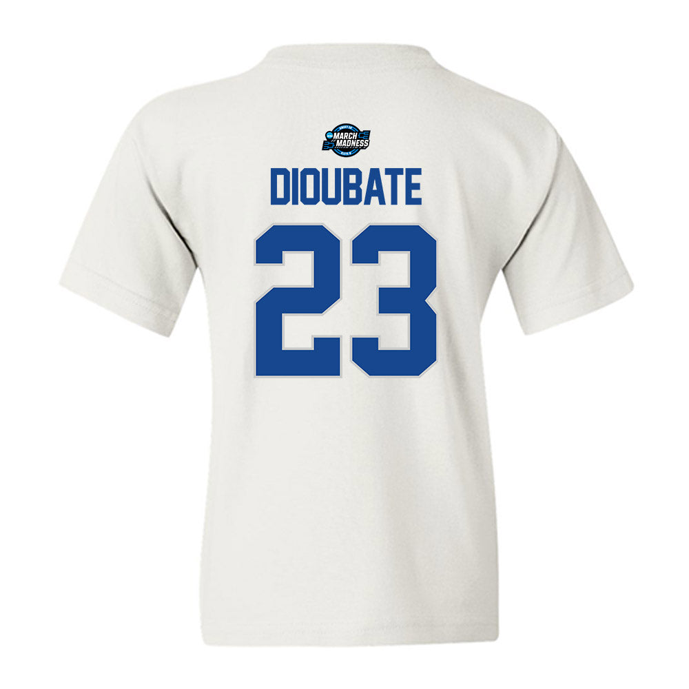 Kentucky - NCAA Men's Basketball : Mouhamed Dioubate - NCAA® March Madness® 2025 Sweet Sixteen Shersey Youth T-Shirt-1