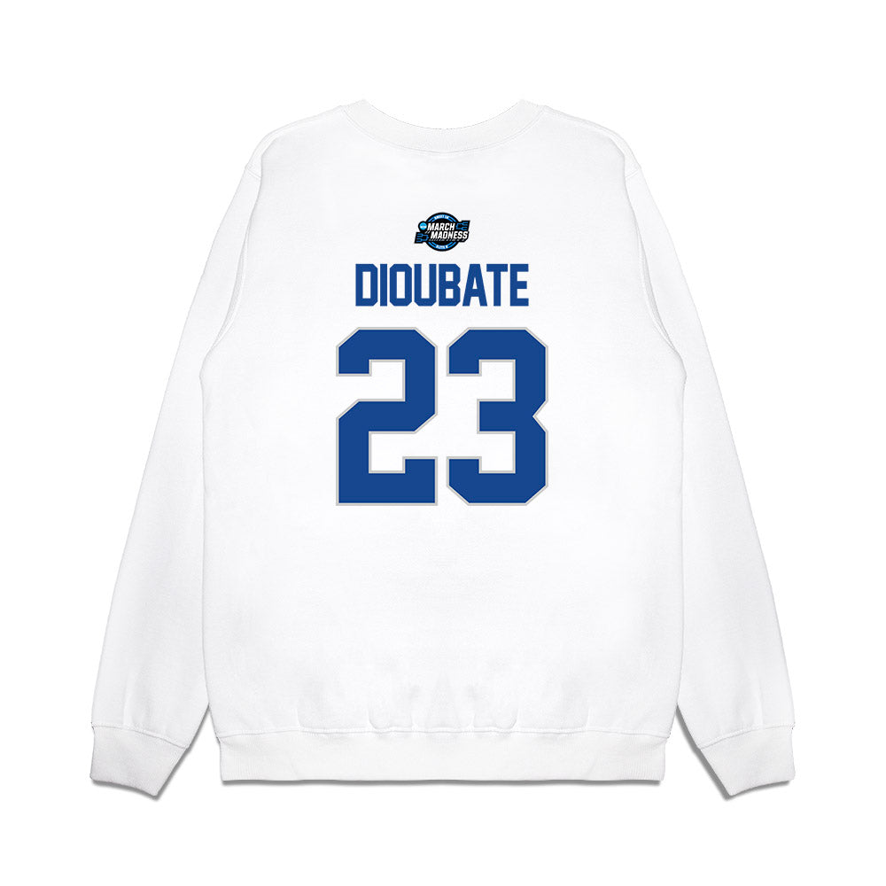 Kentucky - NCAA Men's Basketball : Mouhamed Dioubate - NCAA® March Madness® 2025 Sweet Sixteen Shersey Premium Crewneck Sweatshirt-1