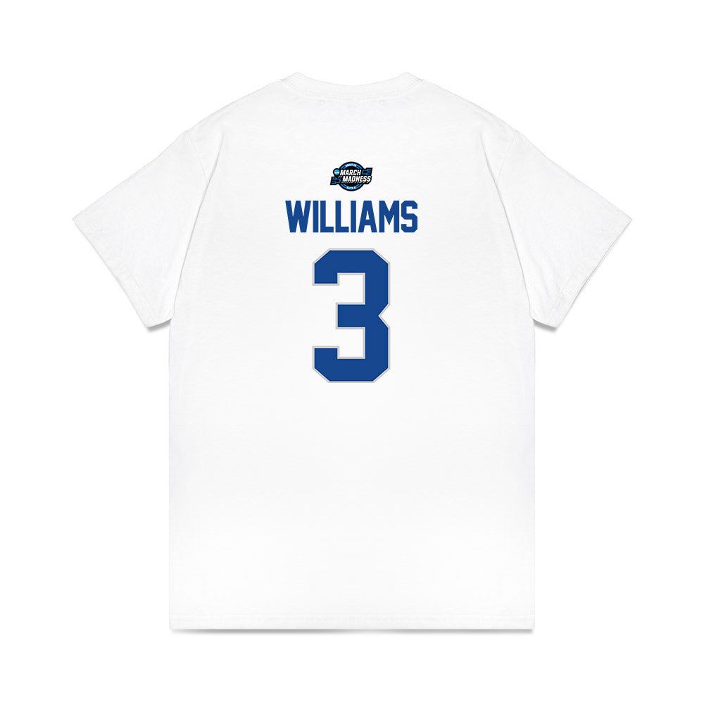 Kentucky - NCAA Men's Basketball : Kam Williams - NCAA® March Madness® 2025 Sweet Sixteen Shersey Premium T-Shirt-1