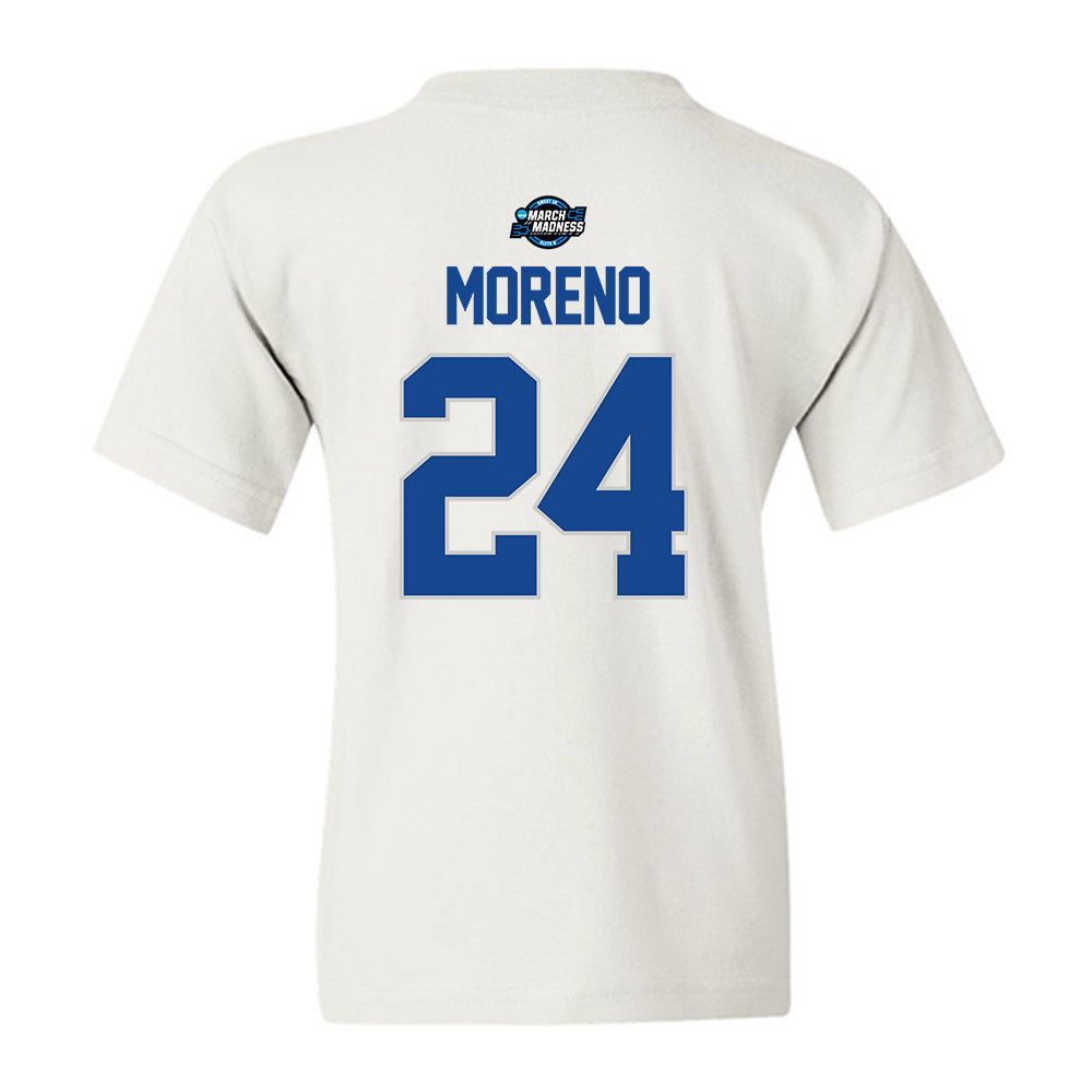 Kentucky - NCAA Men's Basketball : Malachi Moreno - NCAA® March Madness® 2025 Sweet Sixteen Shersey Youth T-Shirt-1