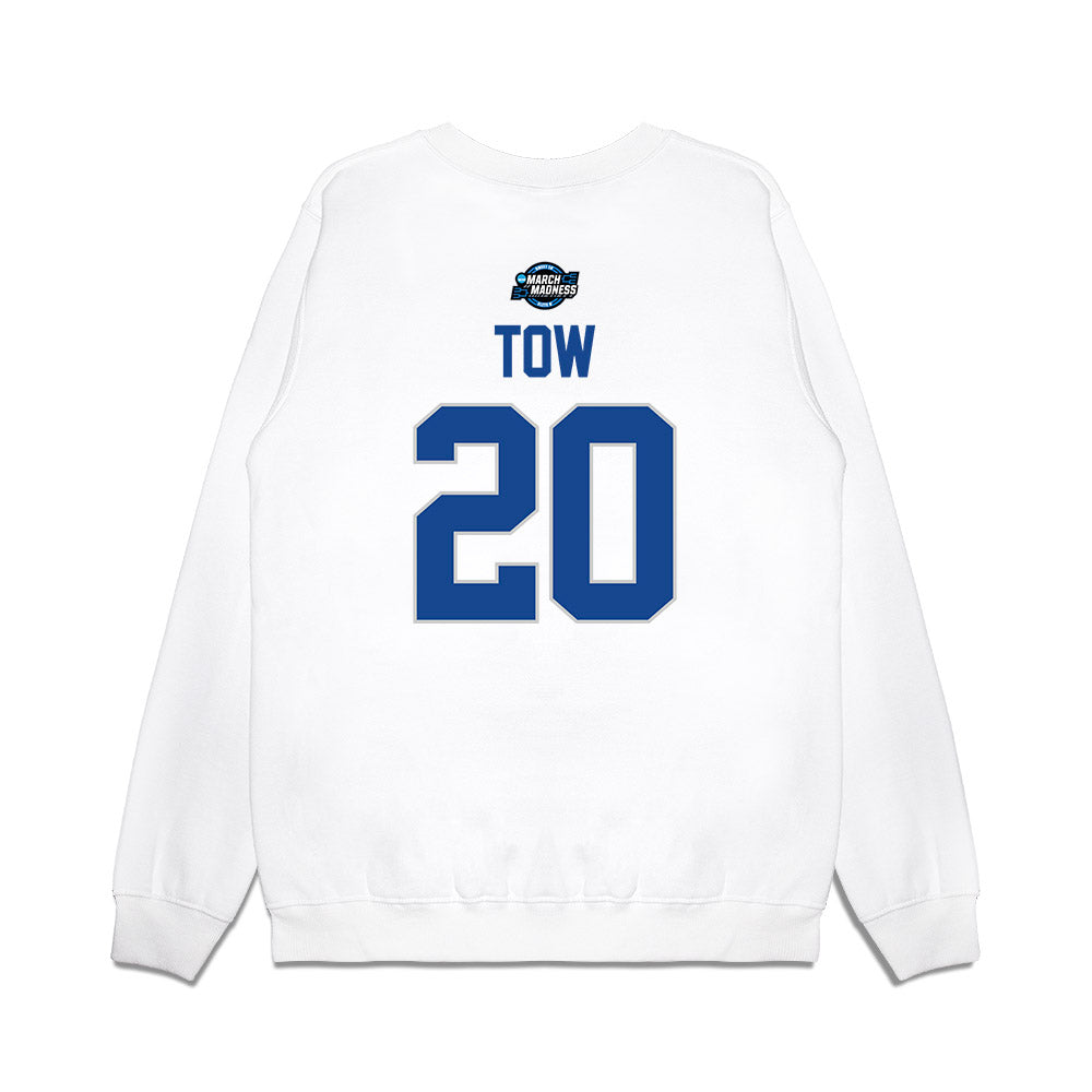 Kentucky - NCAA Men's Basketball : Zachary Tow - NCAA® March Madness® 2025 Sweet Sixteen Shersey Premium Crewneck Sweatshirt-1