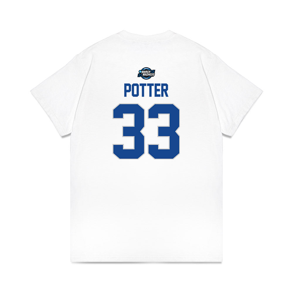 Kentucky - NCAA Men's Basketball : Reece Potter - NCAA® March Madness® 2025 Sweet Sixteen Shersey Premium T-Shirt-1