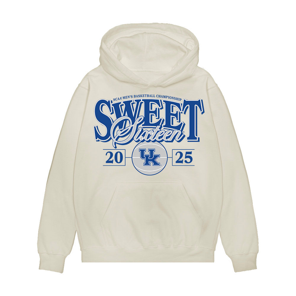 Kentucky - NCAA Men's Basketball : Braydon Hawthorne - NCAA® March Madness® 2025 Sweet Sixteen Shersey Premium Hooded Sweatshirt-0