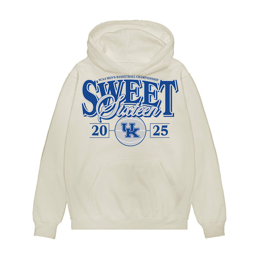 Kentucky - NCAA Men's Basketball : Otega Oweh - NCAA® March Madness® 2025 Sweet Sixteen Shersey Premium Hooded Sweatshirt-0