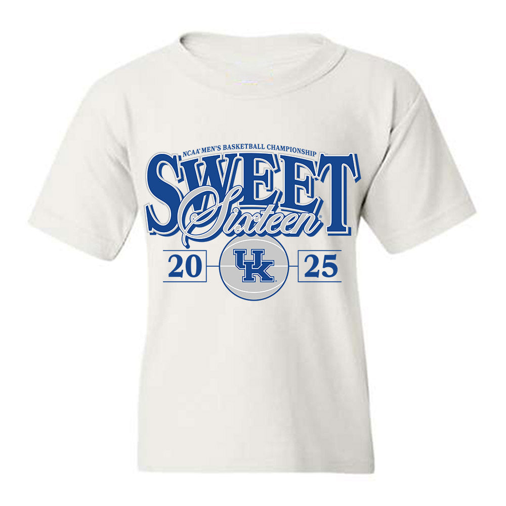Kentucky - NCAA Men's Basketball : Malachi Moreno - NCAA® March Madness® 2025 Sweet Sixteen Shersey Youth T-Shirt-0