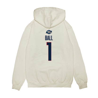 UConn - NCAA Men's Basketball : Solo Ball - Premium Hooded Sweatshirt-1