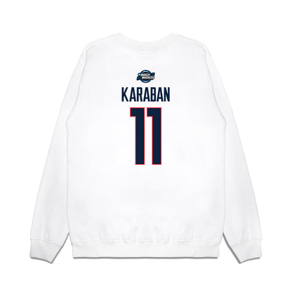 UConn - NCAA Men's Basketball : Alex Karaban - Premium Crewneck Sweatshirt-1