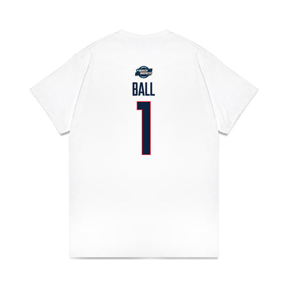 UConn - NCAA Men's Basketball : Solo Ball - Premium T-Shirt-1