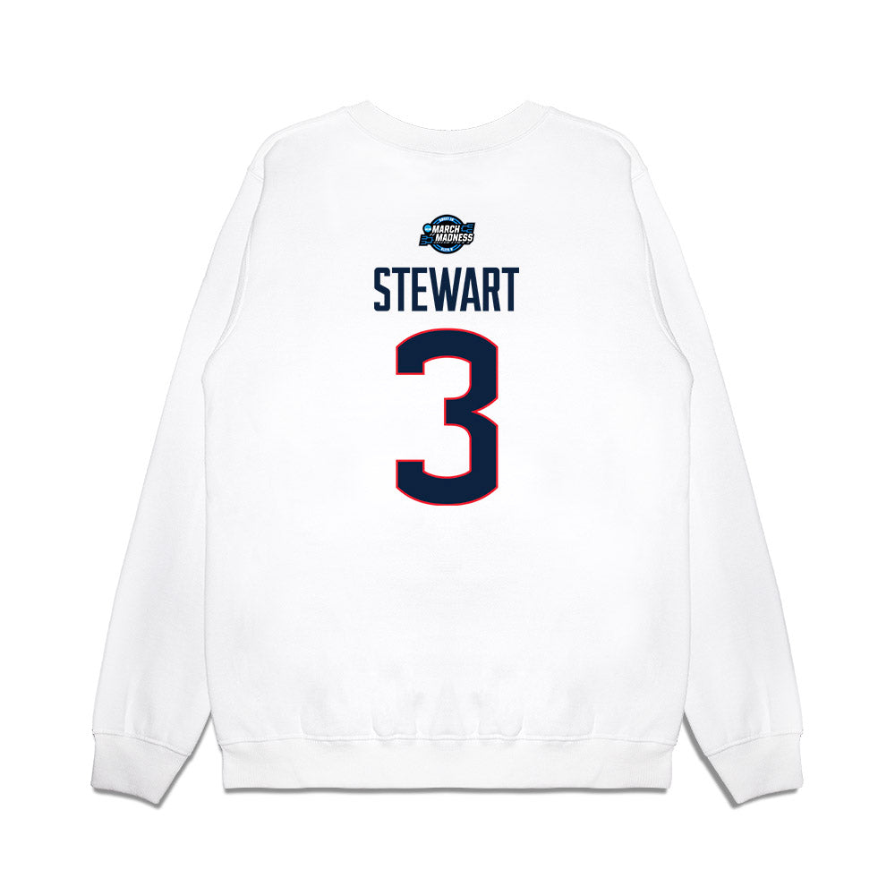 UConn - NCAA Men's Basketball : Jaylin Stewart - Premium Crewneck Sweatshirt-1