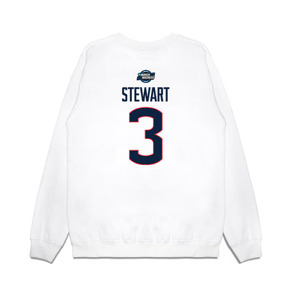 UConn - NCAA Men's Basketball : Jaylin Stewart - Premium Crewneck Sweatshirt-1