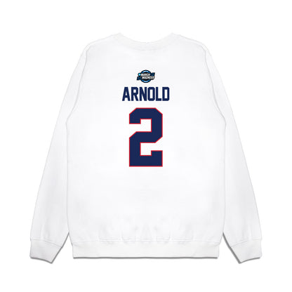 Arizona - NCAA Men's Basketball : Addison Arnold - Premium Crewneck Sweatshirt-1