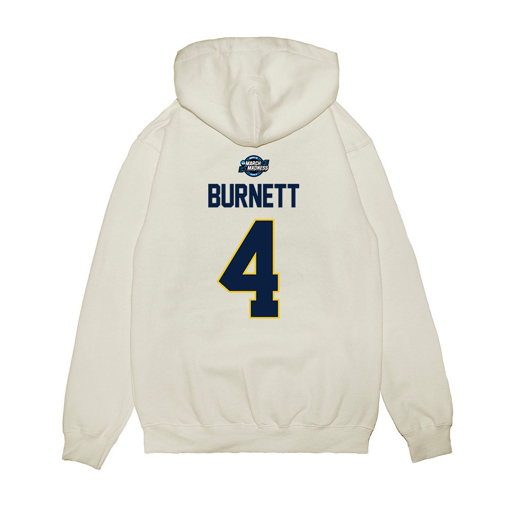 Michigan - NCAA Men's Basketball : Nimari Burnett - NCAA® March Madness® 2025 Sweet 16 Shersey Premium Hooded Sweatshirt-1