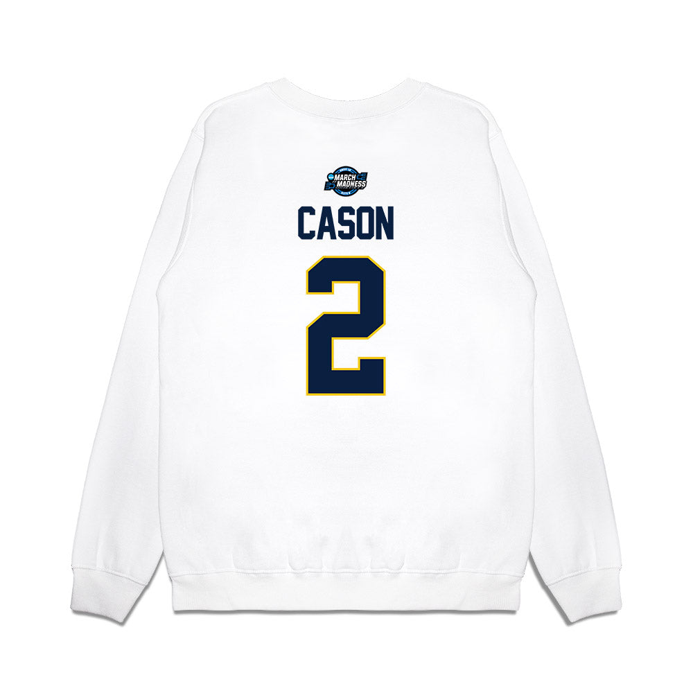 Michigan - NCAA Men's Basketball : Lorenzo Cason - NCAA® March Madness® 2025 Sweet 16 Shersey Premium Crewneck Sweatshirt-1