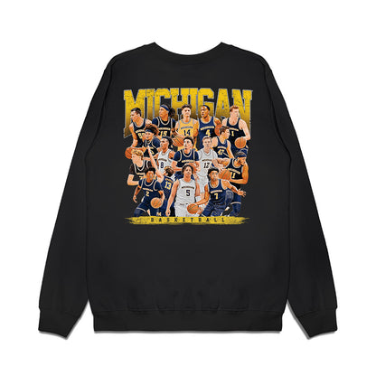 Michigan - NCAA Men's Basketball : - NCAA® March Madness® 2025 Sweet 16 Team Premium Crewneck Sweatshirt-1