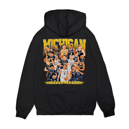 Michigan - NCAA Men's Basketball : - NCAA® March Madness® 2025 Sweet 16 Team Premium Hooded Sweatshirt-1