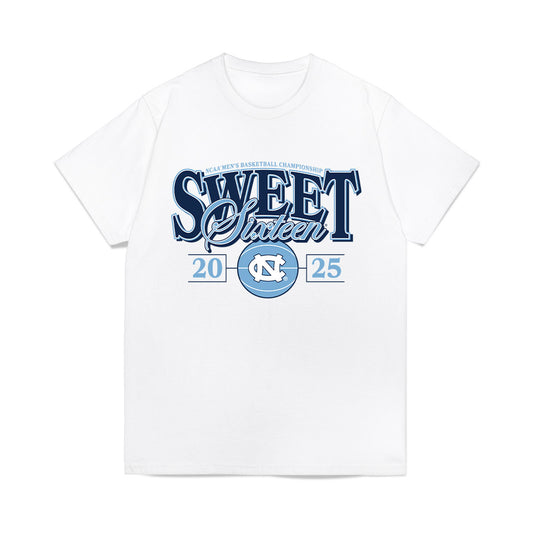 UNC - NCAA Men's Basketball : Seth Trimble - NCAA® March Madness® 2025 Sweet 16 Shersey Premium T-Shirt-0