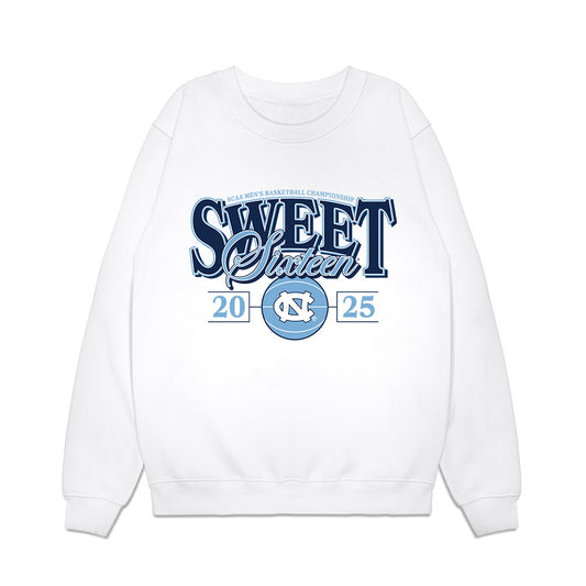 UNC - NCAA Men's Basketball : Seth Trimble - NCAA® March Madness® 2025 Sweet 16 Shersey Premium Crewneck Sweatshirt-0