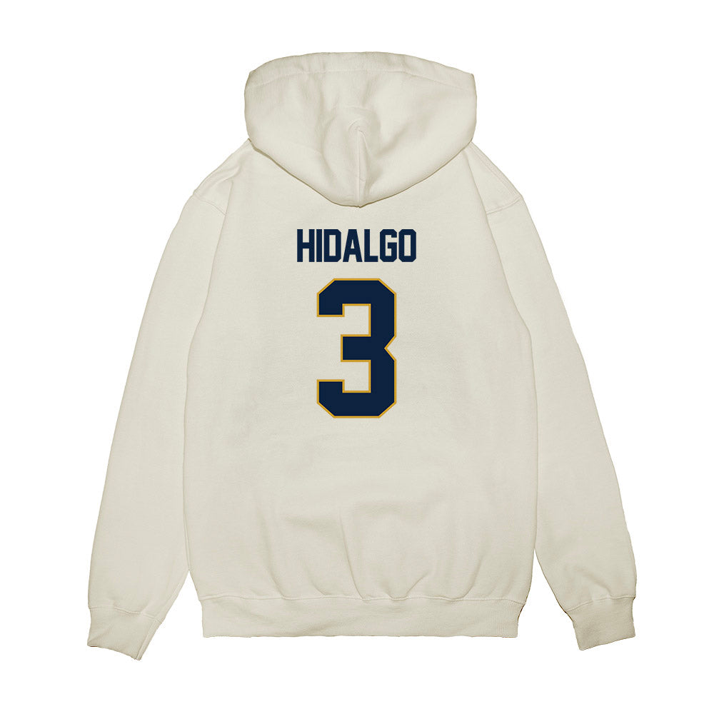 Notre Dame - NCAA Women's Basketball : Hannah Hidalgo - NCAA® March Madness® 2025 Sweet 16 Shersey Premium Hooded Sweatshirt-1